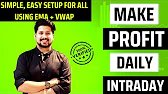 Best Intraday Trading Strategy using EMA & VWAP in Hindi for Nifty, Bank Nifty & Stocks: TRY THIS !