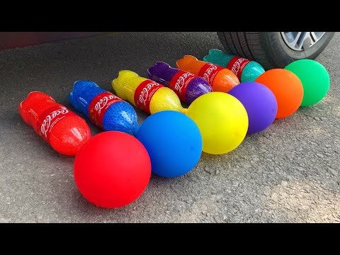 Crushing Experiments! Car vs Crunchy & Soft T...