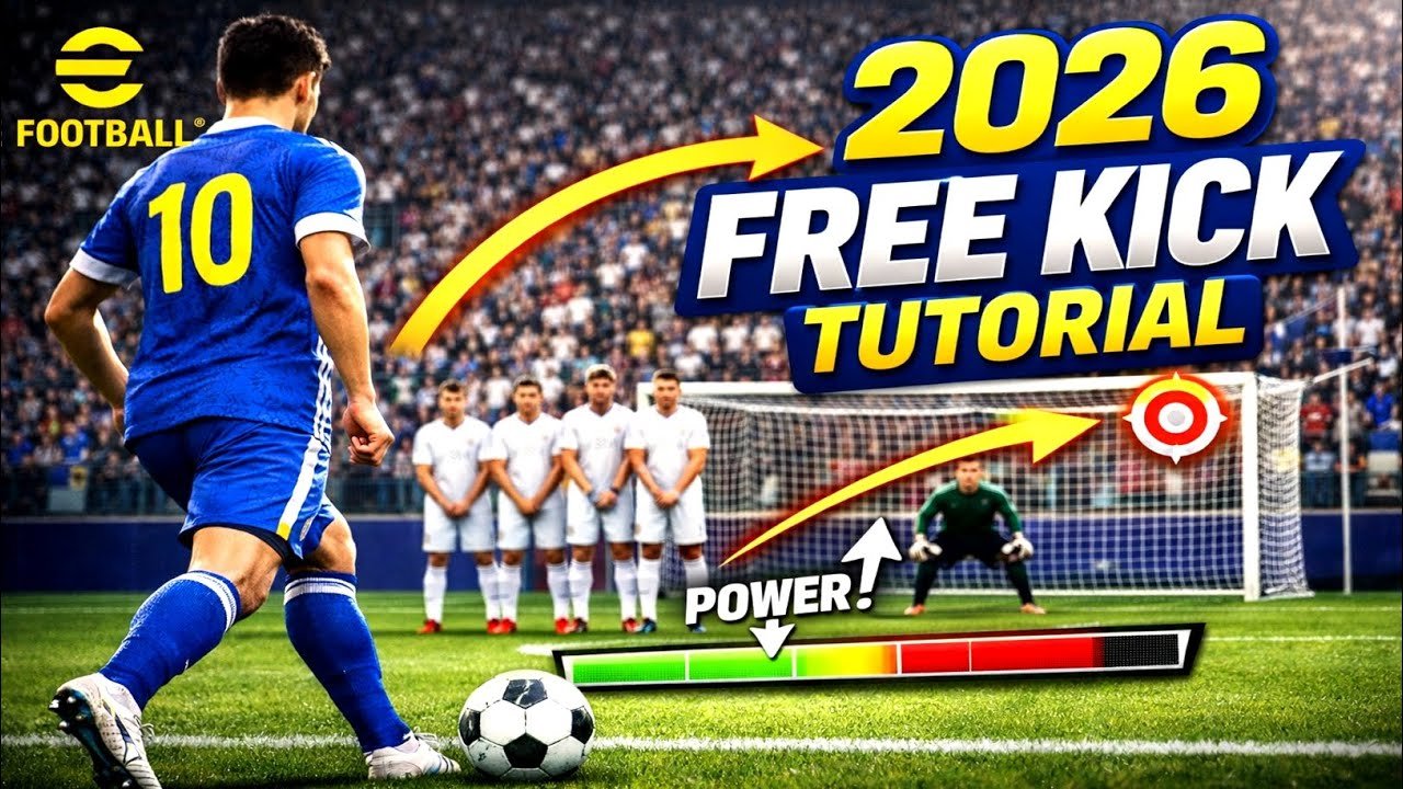 2026 Free Kick Tutorial 🔥 এইভাবে নিলে Goal Miss হবেই না | eFootball