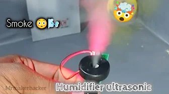 how to make ultrasonic humidifier smoke 😳 | homemade air humidifier at home 🔥| Mr maker hacker