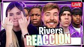 Rivers reacciona A / 50 Streamers por 1,000,000 de DÓLARES - MR BEAST