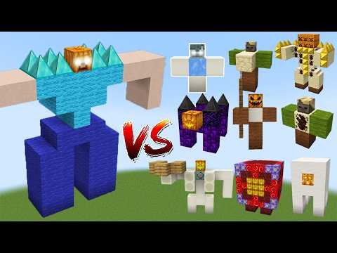 HEROBRINE vs All Ghast, Husk, Stray, Ravager Bosses - Battle Minecraft Mobs