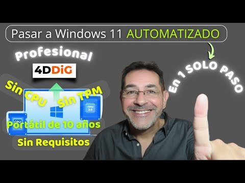 Instala Windows 11 AUTOMATIZADO en 1 SOLO PASO!! En PC NO COMPATIBLE