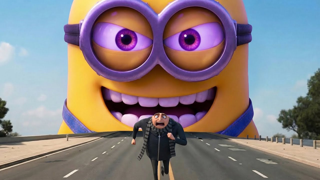 MONSTER MINIONS vs GIANT GRU 😱 A Terrifying Battle! The Rise of the Grinch | Funny Minions Cartoon