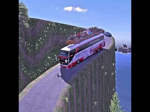 Driving on the Up hills Narrow roads : Euro Truck Simulator 2