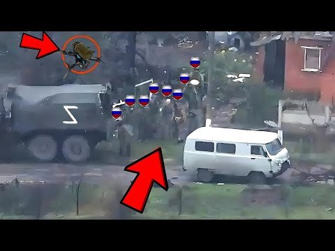 Ukrainian FPV Drones Annihilate Russian Troops and Armored Vehicles in Sumy, Soledar & Donetsk