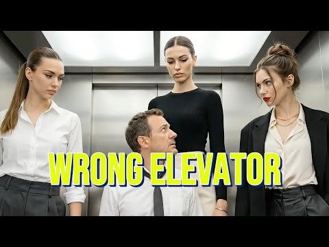 Surrounded by Tall Girls in an Elevator #aivideo #tallwomen