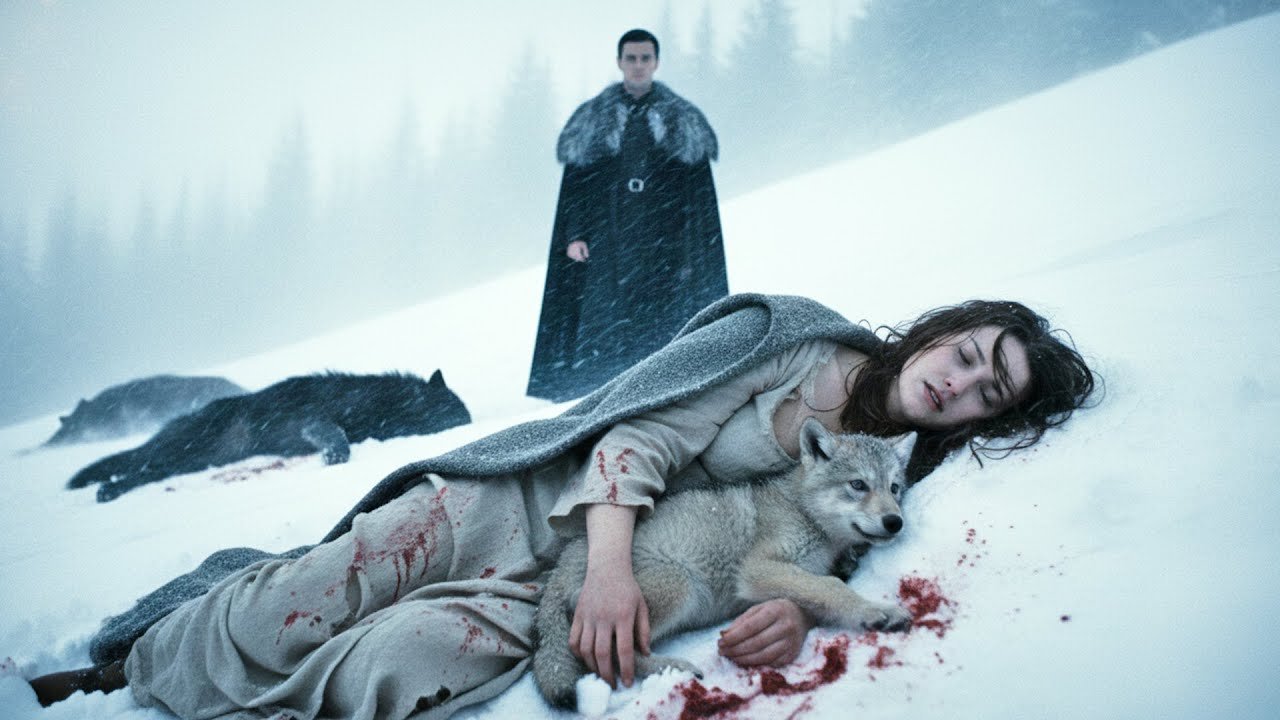 She Used Her Last Strength to Save a Wolf Cub...