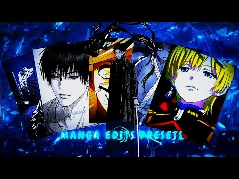 TOP5 MANGA & ANIME EDITS FREE PRESET //ALIGHT MOTION
