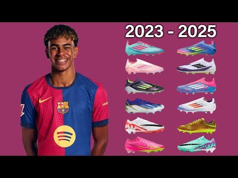 LAMINE YAMAL - NEW SOCCER CLEATS AND ALL FOOTBALL BOOTS 2023-2025