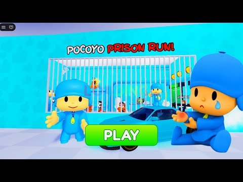 POCOYO PRISON RUN! Obby ROBLOX! Gameplay #roblox #obby #pocoyo