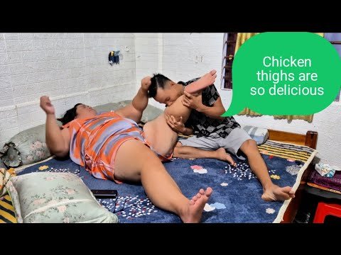 Unstable sleep, biting wife's leg and bitter ending/Challenge funny 2025#challengefunny2025