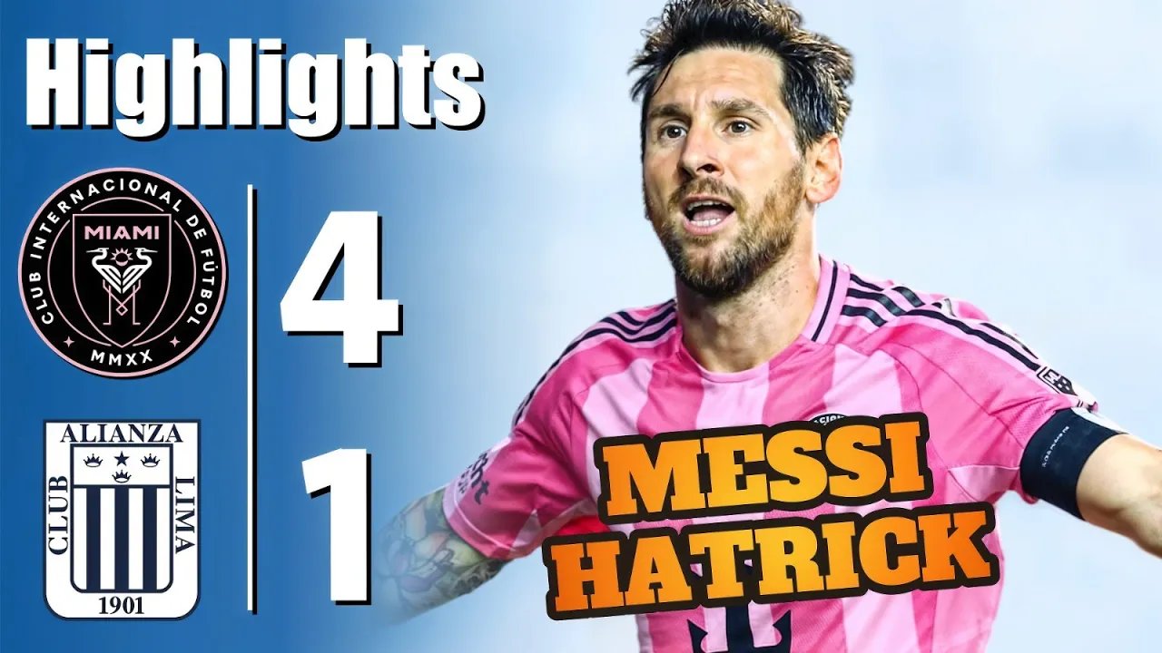 Messi Hat-Trick 💥 Inter Miami vs Alianza Lima 4-1 - All Goals & Highlights - 2026