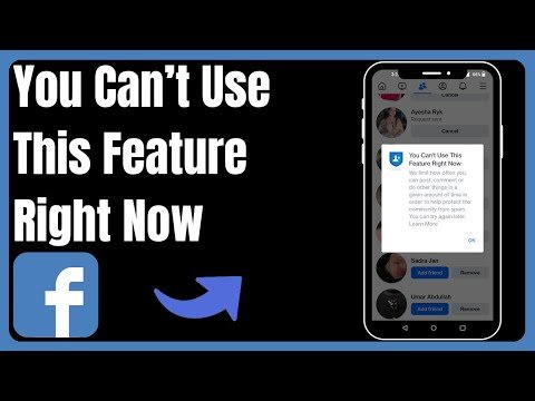 Fix “You Can’t Use This Feature Right Now” on Facebook | Fast & Easy Solution (2025)