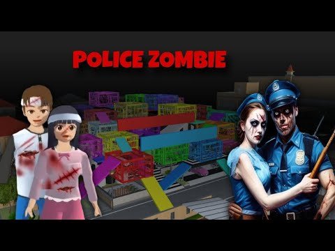 HUNTED😱 ALIEN 👽 ZOMBIE 🧟 POLICE STATION SAKUR...
