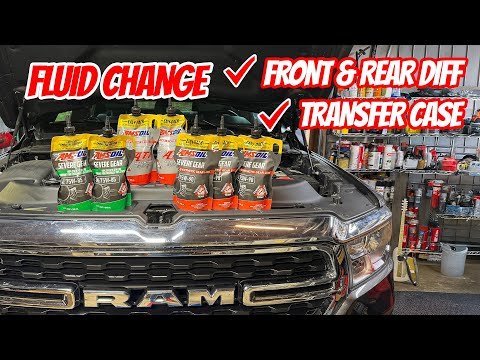 Is 45K Miles Too Late? Fluid Change 5th Gen RAM 1500 – Front/Rear Diff & Transfer Case