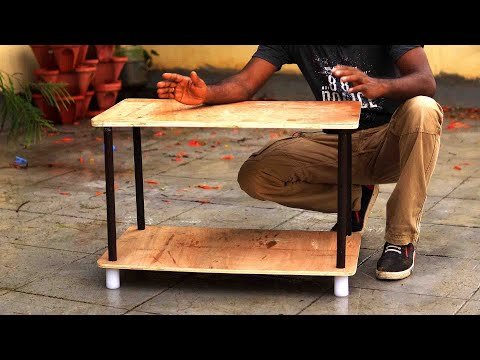 No welding , No wood working DIY tea Table
