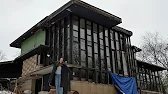 demo has begun! | decks, pipes, tile removal on our FLW apprentice home | MCM home reno part 3