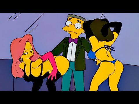 MR.BURNS AND SMITHERS WENT TO A NIGHTCLUB TO HAVE FUN | THE SIMPSONS