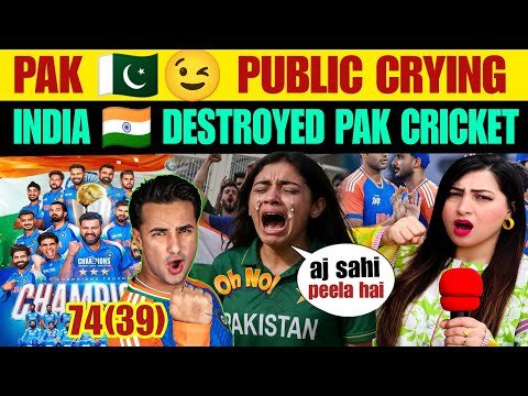 INDIA 🇮🇳 DESTROYED PAK CRICKET | A. SHARMA 74(39) S. GILL 47(28) | IND vs PAK