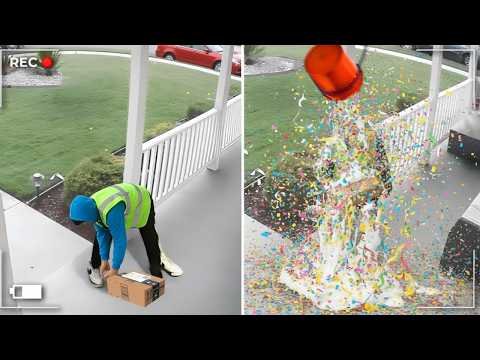 These Porch Pirates Messed With The Wrong Hom...