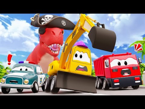 Excavator, Bulldozer, Dump Truck, Truck, Crane Building a New House | CONSTRUCTION VEHICLES