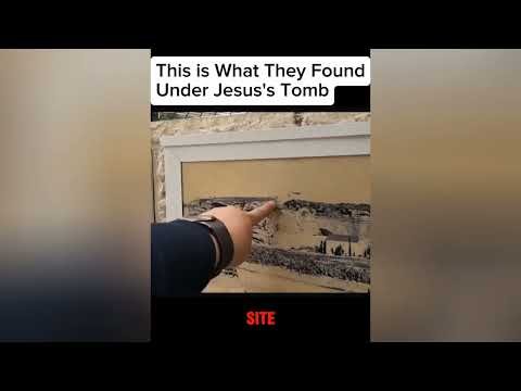 what they found under jesus tomb 😳