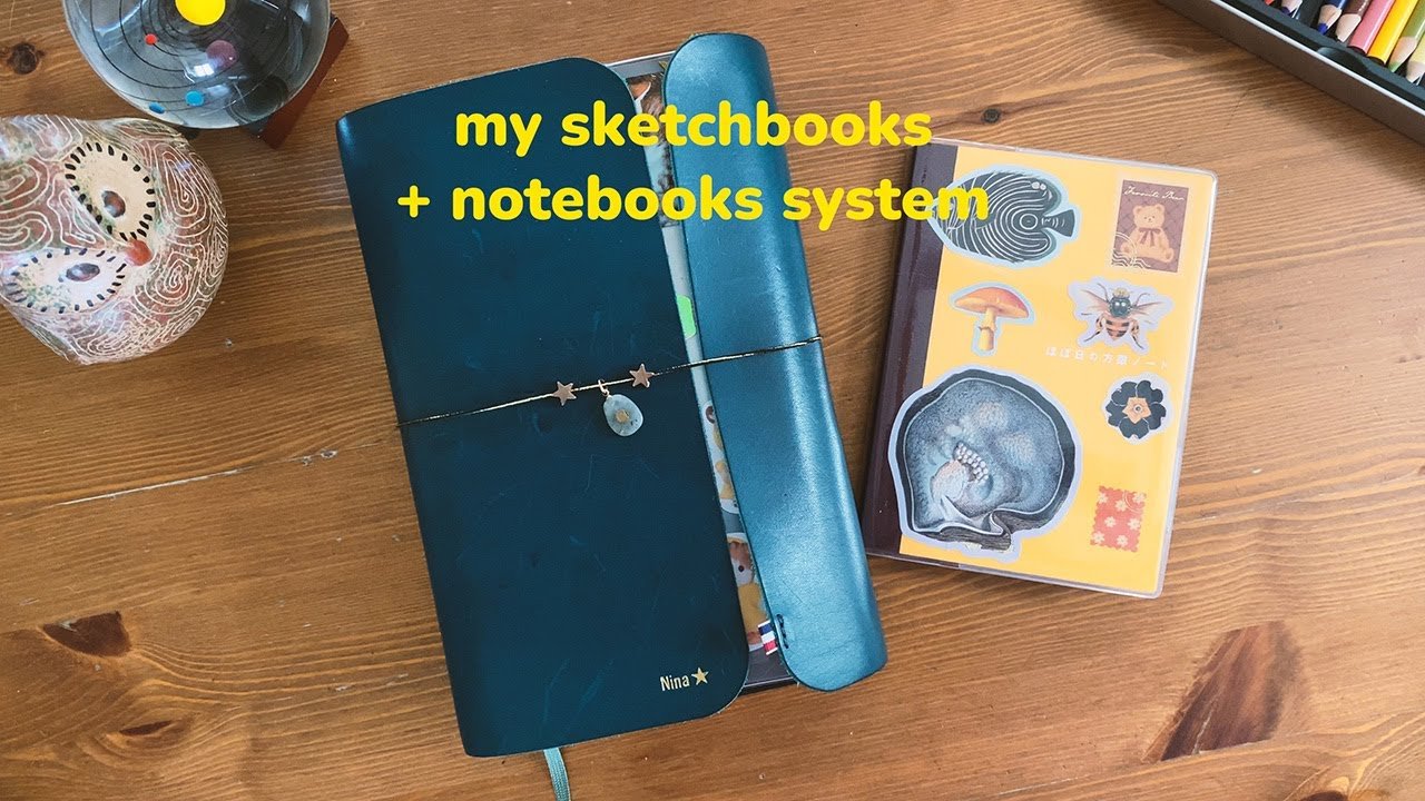 My sketchbook and notebook system my Louise Carmen, Paper Republic, Hobonichi world