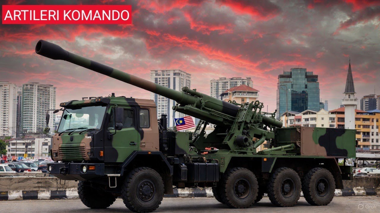 Dunia Tercengang!! MALAYSIA T5-52 Meriam 155m...