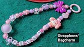 Ideas for Making Cell Phone/Phone Strap/Bag/Key Chains from Beads | DIY Keychain Beads strapphone...