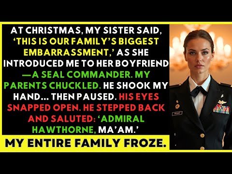 My Sister Humiliated Me in Front of Her Navy SEAL Fiancé—Until He Recognized My Rank and Saluted...