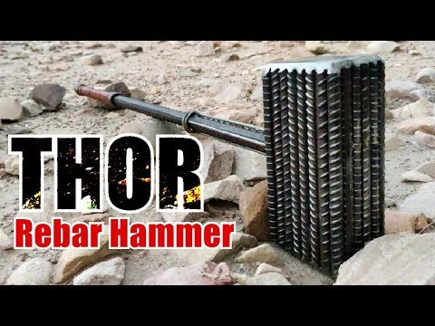 Don't Miss This Epic Journey: Making A Huge Thor Rebar Hammer