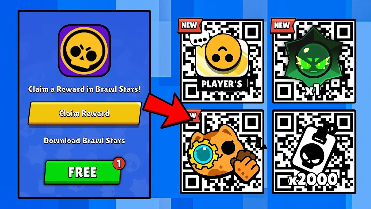 NEW RANDOM BS UPDATE QR CODE 2026 || BRAWL STARS QR CODES || BRAWL STARS NEW UPDATE