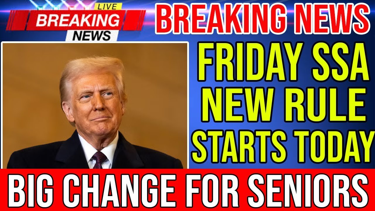 Breaking Friday News: New SSA Rule Takes Effect Today – Big Change for Seniors & Retirees | Dave Ram
