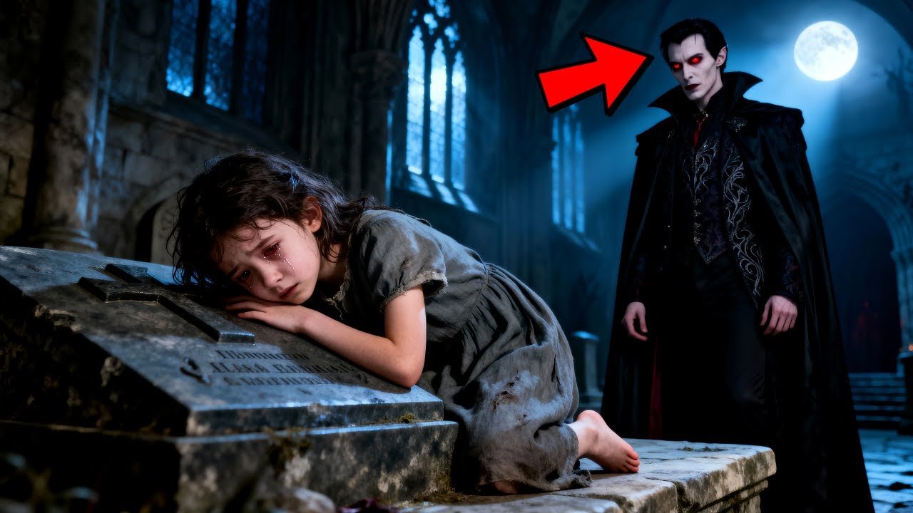 Little Girl Did Not Leave The Vampire King Wife's Coffin — Then He Found Out The Shocking Truth!