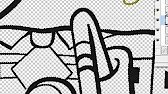 Photoshop Cartoon Coloring Tutorial #14 - How to Color Cartoon and Comic Book Line Art SpongeBob