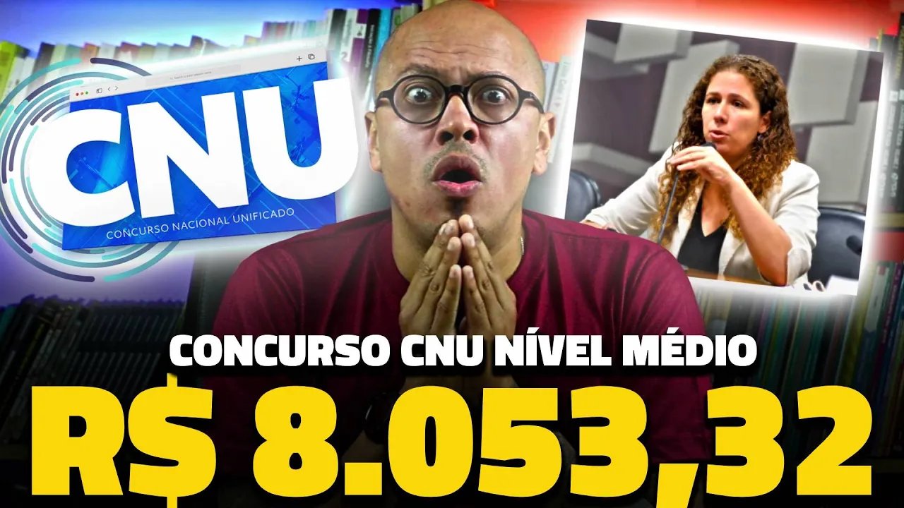 🔥URGENTE: NOVO CONCURSO CNU 2025 PUBLICADO [ NÍVEL MÉDIO ]