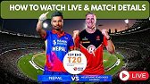 Nepal vs Melbourne Renegades | Top End T20 Series Preview & Full Details | Live हेर्ने तरीका