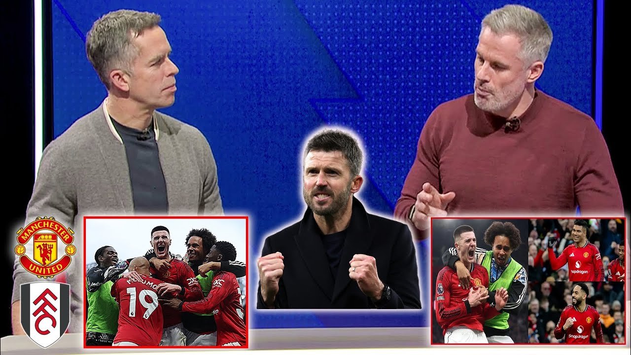 Jamie Carragher Review Man United vs Fulham 3-2 🔥| Carragher on Sesko Winning Goal 💯