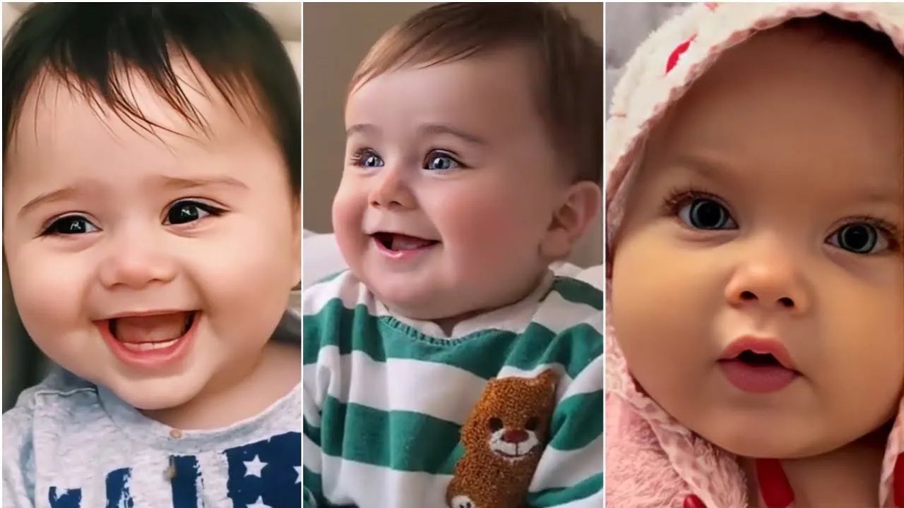 Baby caught red handed by mumma | Cute laughing | cute baby
