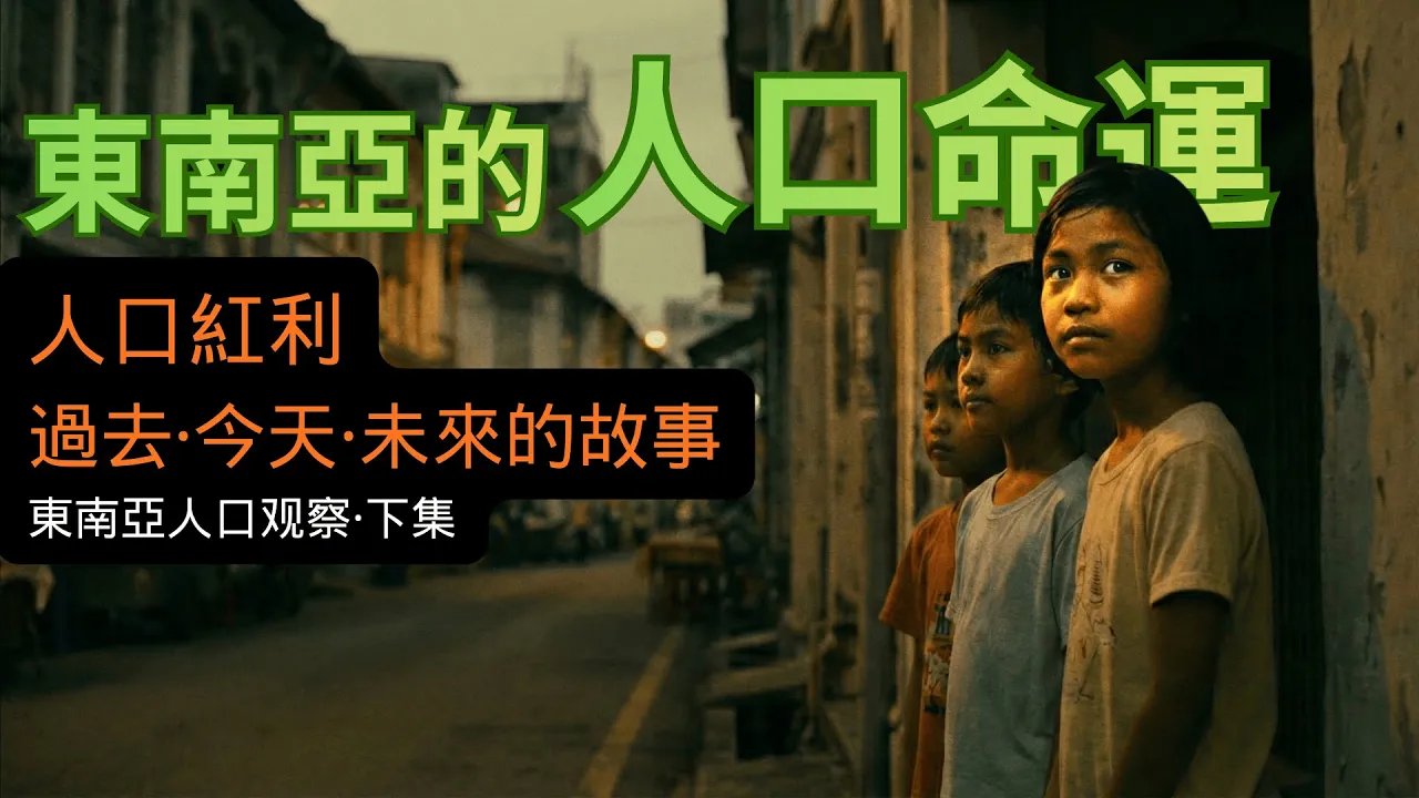 東南亞的人口命運｜人口紅利的過去·今天和未來｜東南亞人口問題觀察（下集）｜東南視界 EP5