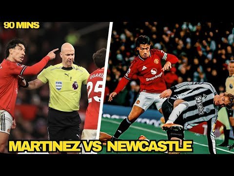 Lisandro Martinez Full Performance Vs Newcastle.