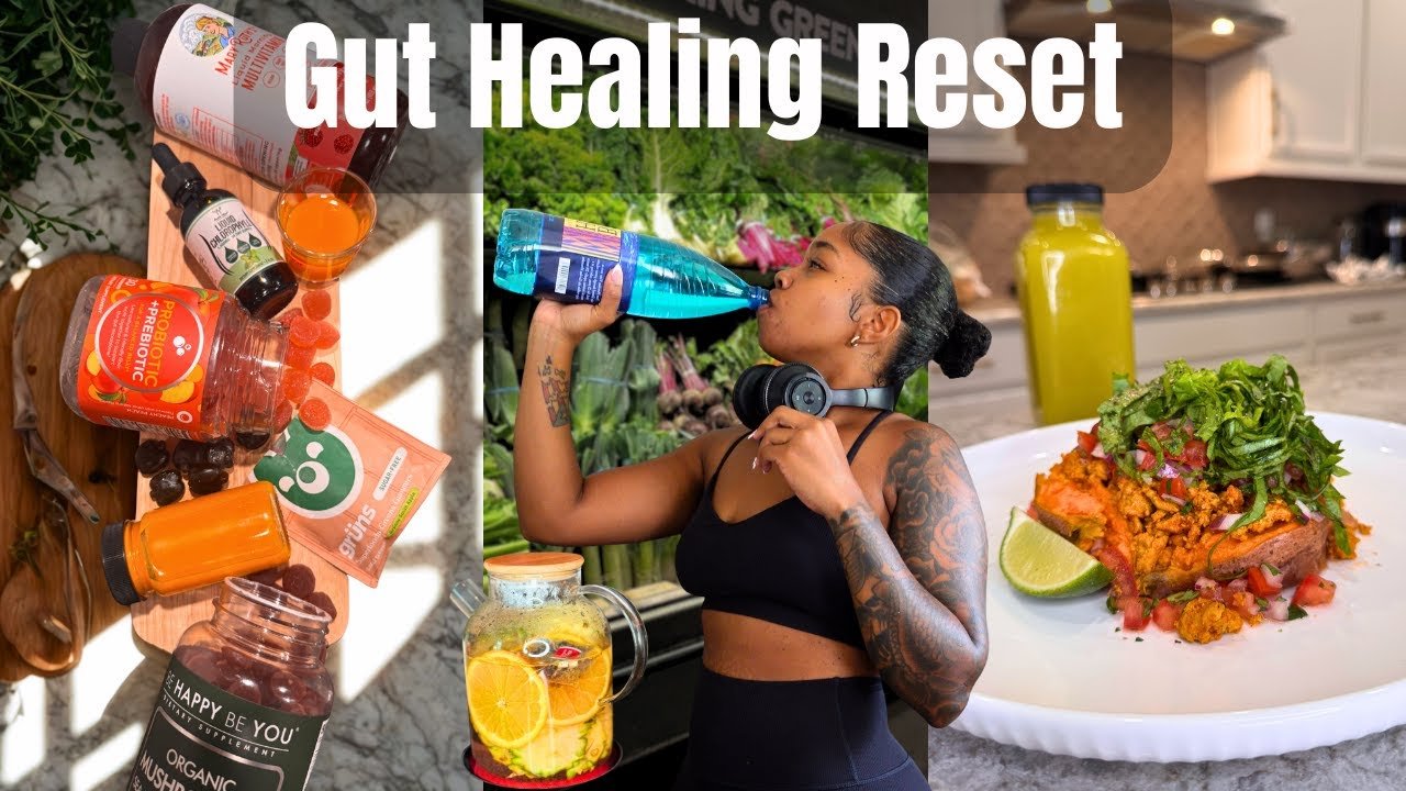 Gut Healing Reset | What I Eat In a Day to Reduce Bloating & Inflammation