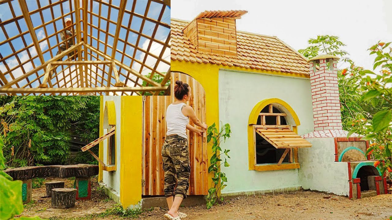 VIDEO FULL: 120 Days to Build a House and Garden - Start Harvesting Life | Free New Life