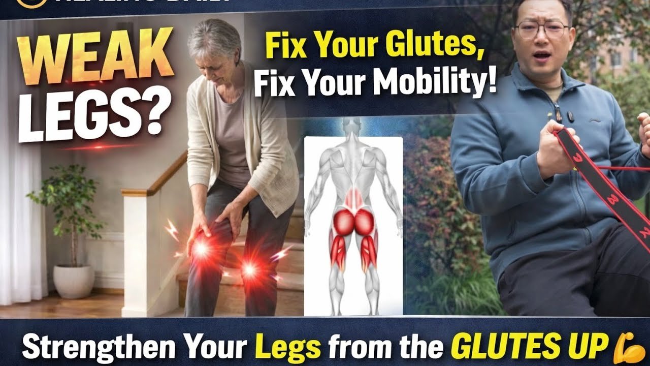 Your legs aren’t getting weaker because you’re older… it’s because your glutes stopped working Just