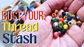 Upcycle Your Sewing Thread Into Colorful Beads