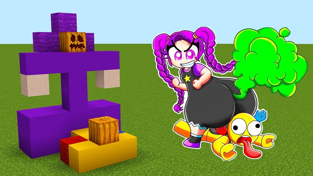 Poppy Playtime LILY LOVEBRAIDS X PLAYER Addon in MINECRAFT!