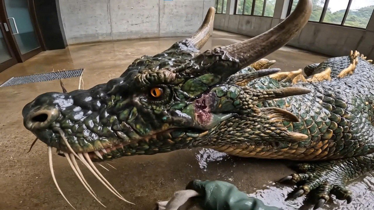 A Day as a Cleaner and Caretaker at a Special Flying Baby Dragon Sanctuary in Japan | part 2