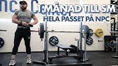 115 kg Maxreps Bänkpress på NPC Gärdet