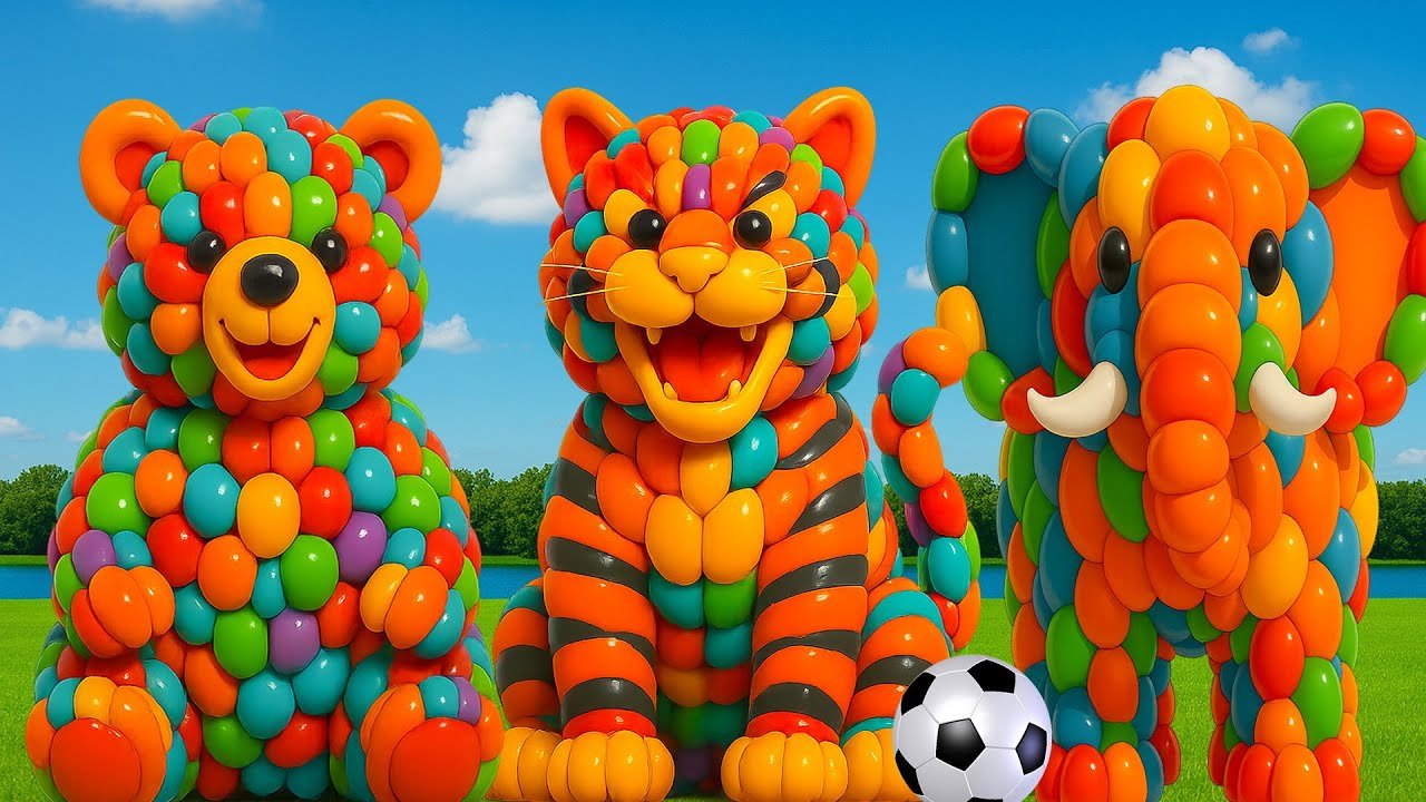 The mascot vibrato assistant bear placed on the football field is popular co-produced, creative